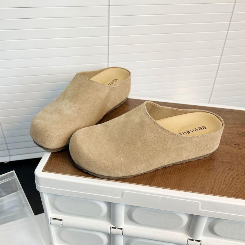 Ретро Баотоу женские летние новые мягкая подошва повседневные универсальные с юбкой повседневные полушлепанцы