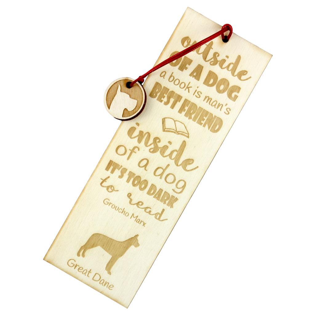 Great Dane I – Dog bookmark, personalized bookmark – Design 02 | Art-Dog