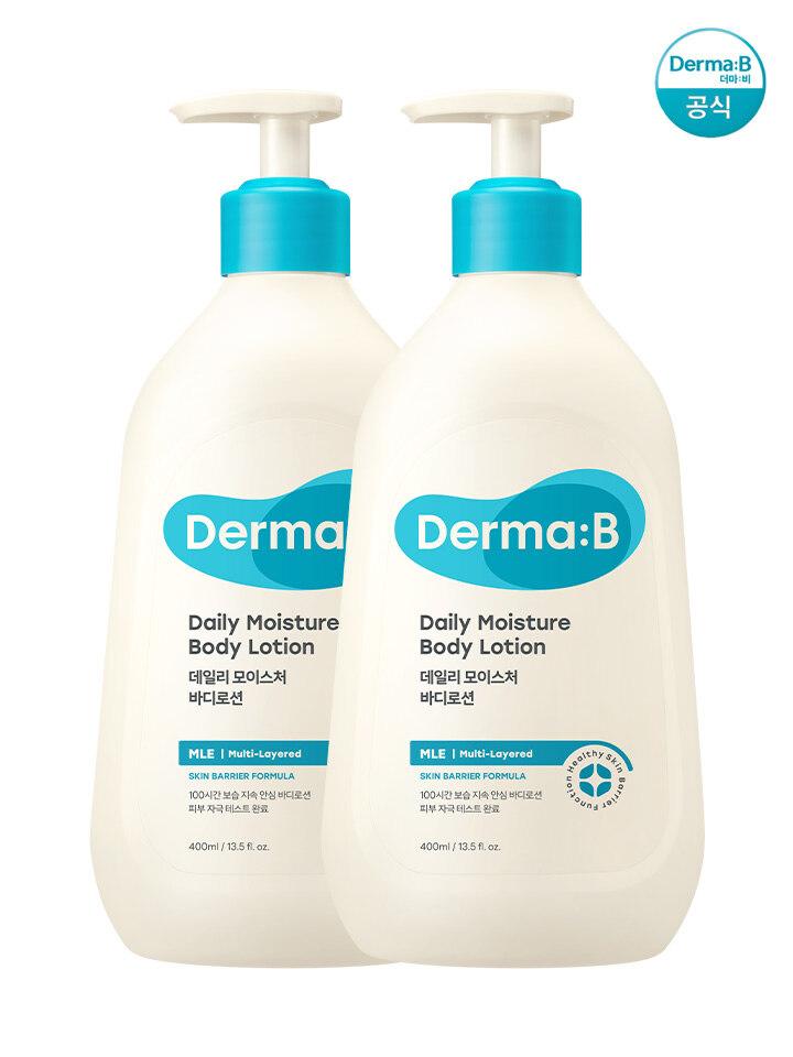 Derma B Ежедневный увлажняющий лосьон для тела 400 мл x 2