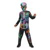 Childrens/Kids Bonesky Graffiti Skeleton Costume