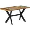 VidaXL Dining Table 140x70x75 Cm Solid Reclaimed Wood