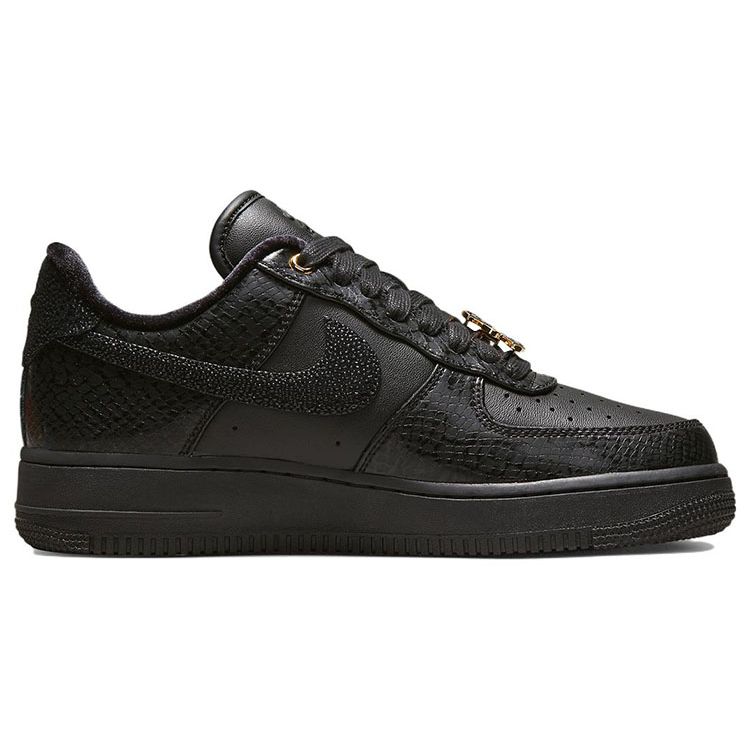 Nike Женские кроссовки Air Force 1 07 LX Anniversary Edition черный металлик-золото DX6035-001