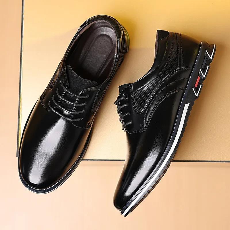 Autumn Men Business Shoes Men Fashion Casual Shoes Man Office Breathable Loafers Comfortable Dress Shoes Zapatillas De Hombre