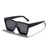 Square Oversized Sunglasses Men Simple One Piece Glasses Men Women Fashion Punk Eyewear