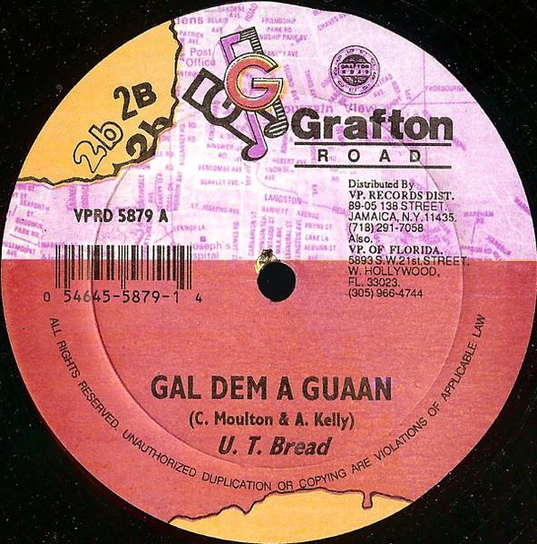 12-дюймовая пластинка U.T. DREAD АЛИСЫЙ КОТ 4 Gal Dem A Guaan Dem Stale VPRD5879 2B Grafton Road US Регги Ска Даб Б/у