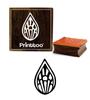 Printtoo Craft Textile Print Designer Pattern Square Wooden Rubber Stamp Block-2 X 2