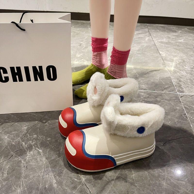 Новые кавайные непромокаемые сапоги, женская непромокаемая резиновая обувь, милые непромокаемые сапоги, удобные садовые рабочие галоши, женская обувь