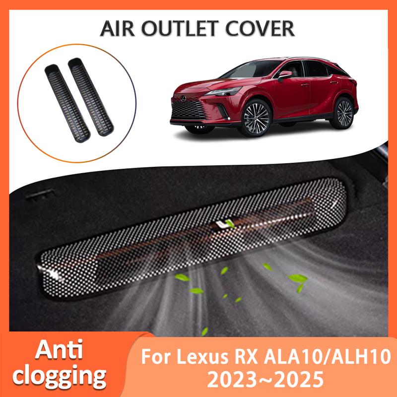 Накладка на воздуховод под сиденьем для Lexus RX 350 450h+ RX 500h ALA10 2024 2025 Защита вентиляционного отверстия кондиционера Автомобильные аксессуары