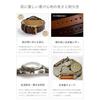 Little MagicAging Japan LeatherMade MovementMetal Allergy FriendlyWristwatchMensWomensClockAntique Style Old Clock (Brown M Size)