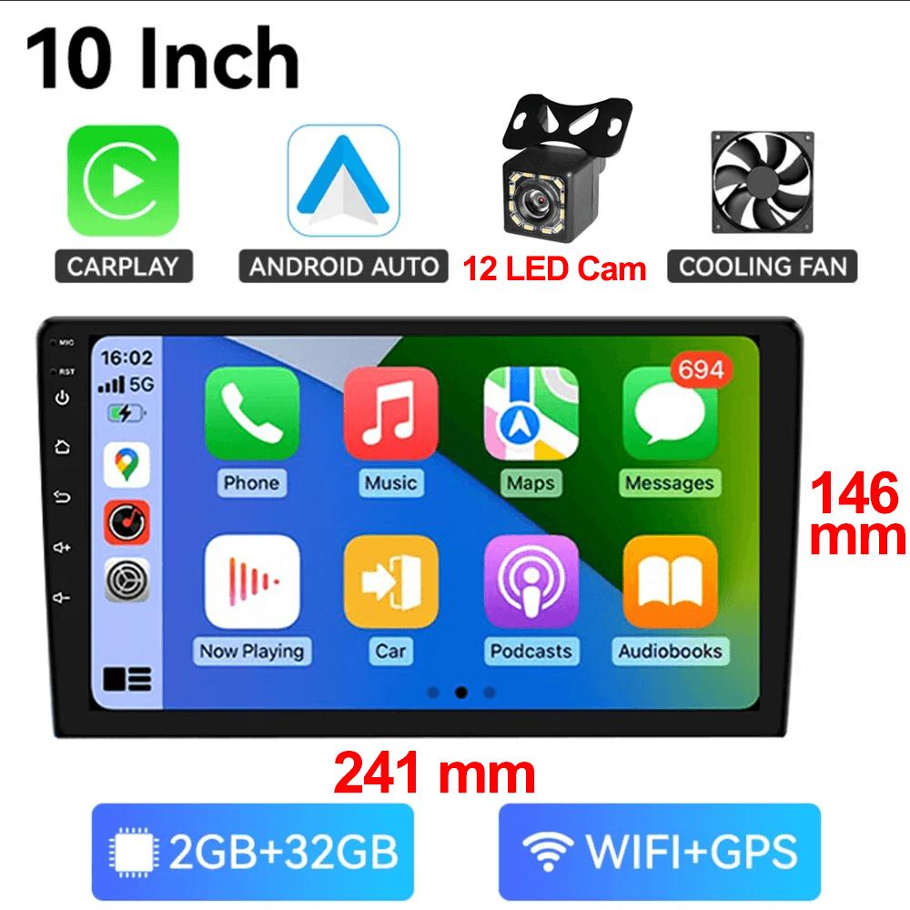 Universal Android 13 7"/9"/10"2Din Car Radio Autoradio Audio 64G GPS BT Wireless Carpaly Multimedia Player For Hyundai Nissan