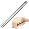 Stainless Steel Rolling Pin Kitchen Utensils Dough Roller Bake Pizza Noodles Cookie Dumplings Making Non-stick Baking Tool