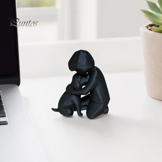 Современное Минималистичное Украшение Мини-Размера, 3D-Печатная Цельная Фигурка, Имитация Камня Маленькая Декоративная Скульптура Текстура Стабильная