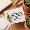 Green Mini Cucumber Pendant Resin Simulated Fruit Key Ring Emotional Pickle Keychain  Birthday