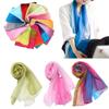 Lady Headband Hijab Scarf Neckerchief Hair Scarves Chiffon Scarf Shawl Head Wraps Silk Scarf