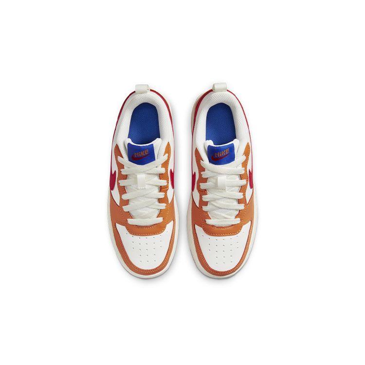 Nike Детские кроссовки Court Borough Low 2 GS Hot Curry Оранжевый парус Game-Royal BQ5448-119