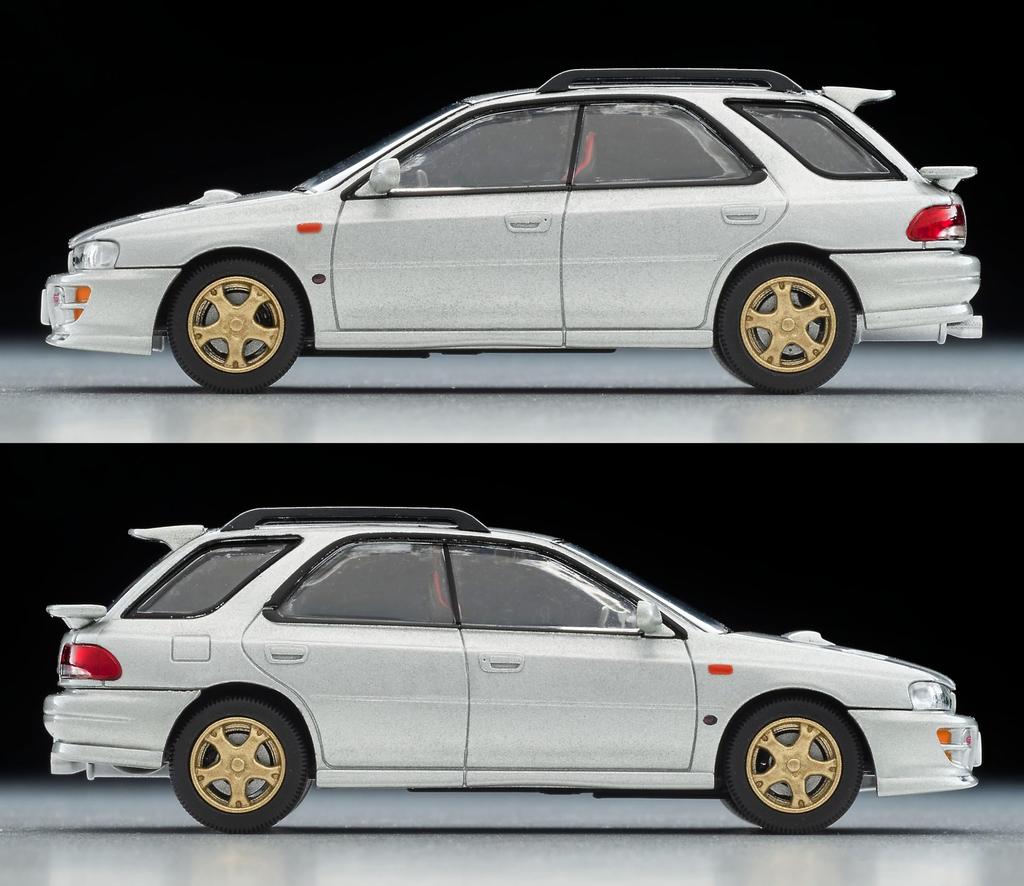 Tomica Limited Vintage Neo Subaru Impreza Pure Sports Wagon WRX STi Silver 98 Year Completed Product LV-N281c Ver.V