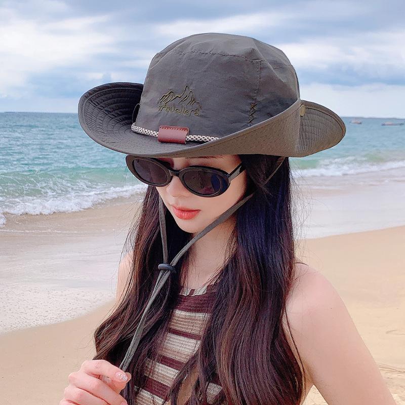 Западная ковбойская шляпа летняя уличная дышащая быстросохнущая панама для мужчин и женщин для кемпинга, альпинизма, защиты от солнца, рыбалки, шляпа с козырьком