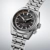 Мужские часы Seiko Speedtimer Automatic, Черный, Круглый, Стальной браслет, Циферблат, Корпус,