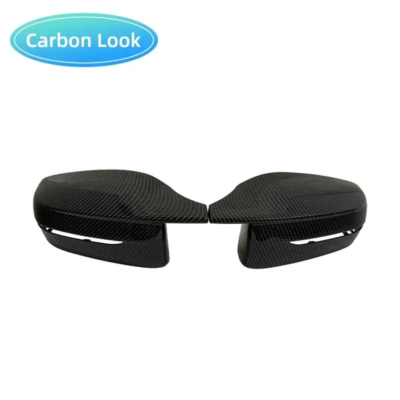 For BMW 3 4 5 7 Series G30 G38 Bright Black Side Wing Rearview Mirror cover caps G20 G21 G28 G22 G11 G12 M4 style LHD RHD