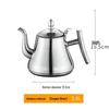 Stainless Steel European-Style Non-Magnetic Kettle Teapot with Filter – Universal for Household, Hotel, and Induction Cookers.