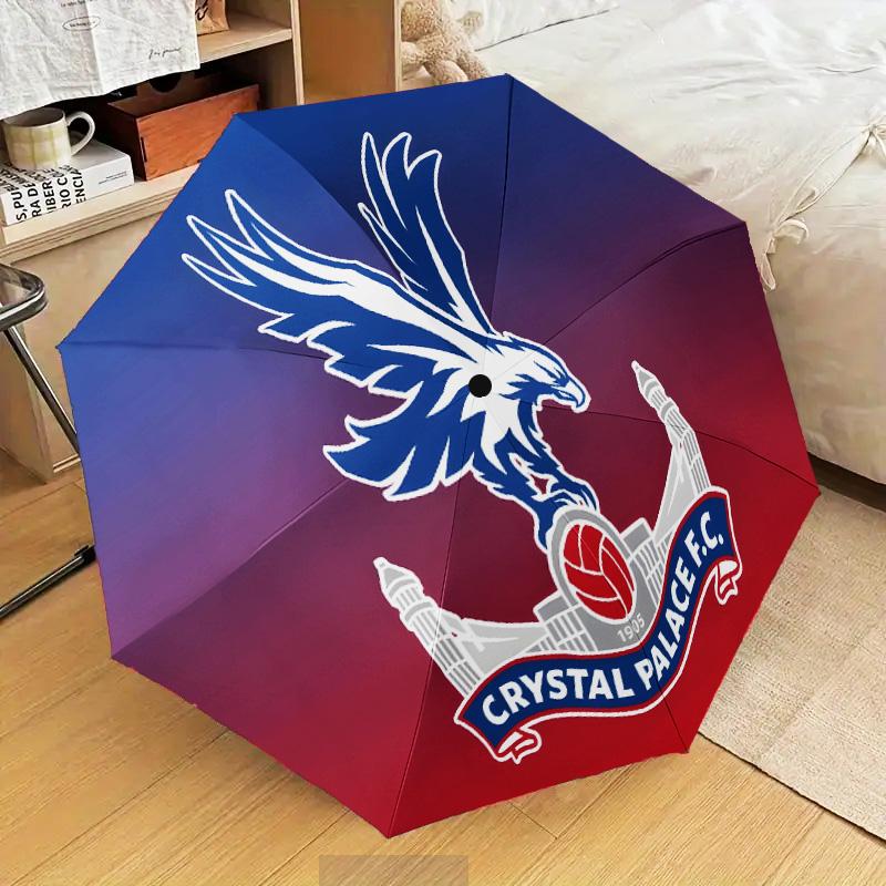 Eagle Crest Crystal Design Automatic Folding Umbrella - 8-Rib Travel Umbrella with Auto Open/Close & Portable Gifts for holidays or birthdays