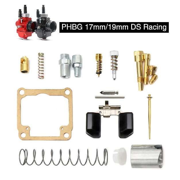 ZSDTRP Carburetor Repair Gasket Kit For Dellorto PHBG 17mm 19mm DS Racing Repair Kit Float Needle Seat Spring Spare Parts