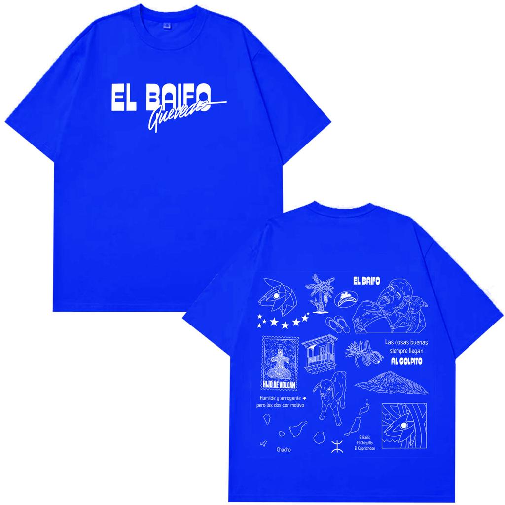 Quevedo El Baifo Album 2026 Tour Graphics T Shirt Unisex Unisex Hiphop Harajuku Tshirt Summer Cotton Loose Casual Vintage Tshirts