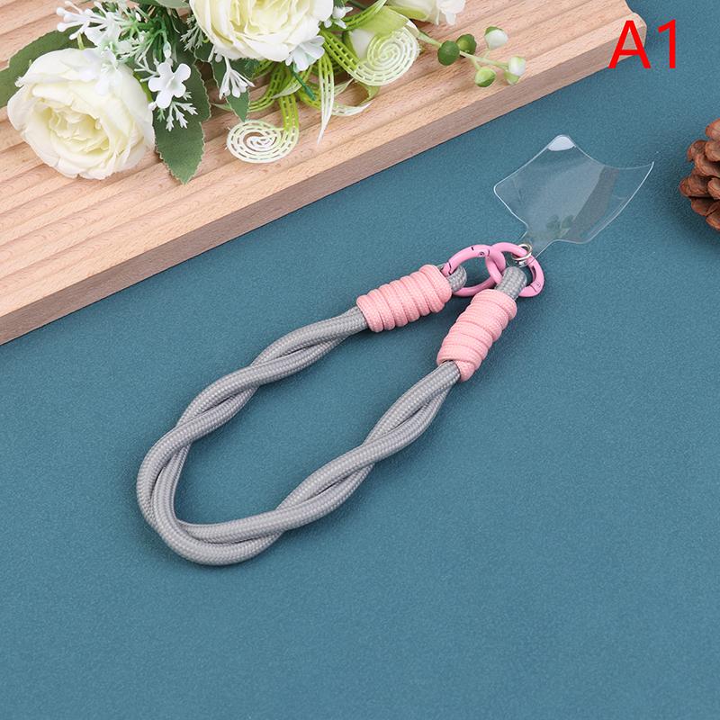 Телефонный шнурок Универсальный персонализированный ремешок на запястье Короткий ремешок для мобильного телефона Портативная сумка-брелок для ключей Цепочка для мобильного телефона с защитой от потери