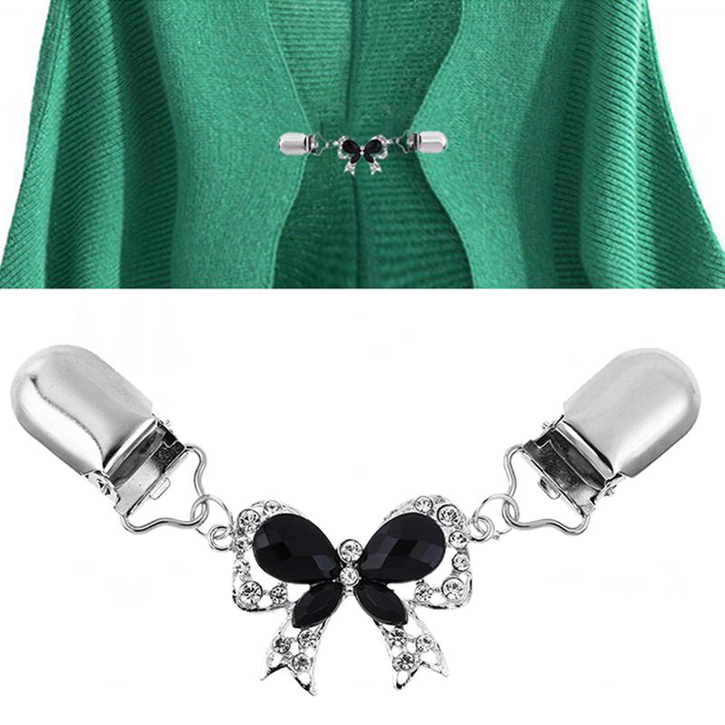 Модный бант кардиган свитер блузка булавка шаль брошь клипсы утка шарф застежки