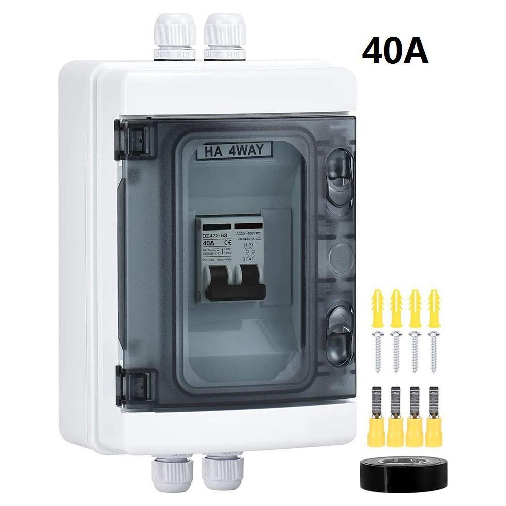 PV Disconnect Switch DC440V 15-60A IP65 Box Circuit Breaker for Solar