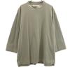 Honor Gathering Made In Japan 7 Minutes Sleeve Mock Neck Cut M Khaki Men's Used