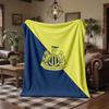 Newcastle United Football Print Flannel Blanket Soft Warm Sofa Bed Throw Blanket For Home Office Bedroom