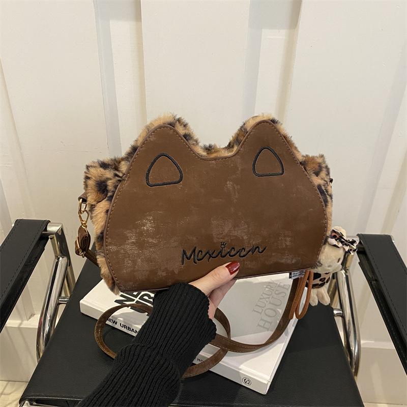 Retro Cartoon Small Bag Women'S Fashion Messenger Bag Cute Cute Shoulder Bag Women