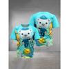 3D Print Cartoon O-octonauts Baby Clothing Male Outdoor Clothes for Children Boy Girl Child T-Shirt Top Shirts