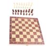 Portable Wooden Magnetic Chess Set Folding Board Desktop Game Toy for Kids Beginners Adults