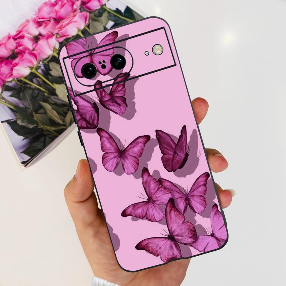 Чехол для Google Pixel 8A Чехол для Pixel8 Pro Новый Модный Расписной Чехол Мягкий Силиконовый Чехол для Телефона Для Google Pixel 8 Pro Pixel8A Funda Capa