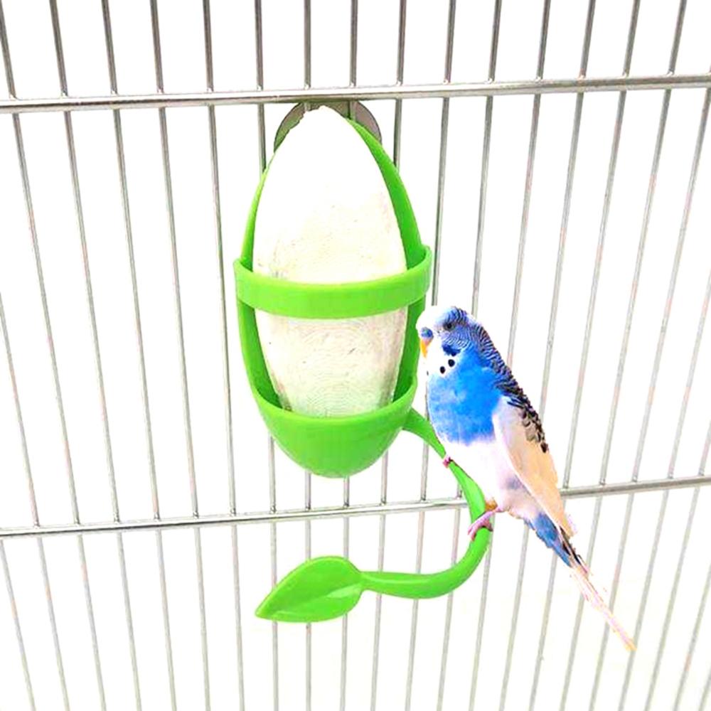 Food with Standing Rack Pet Food Container Fruit Vegetable Holder Parrot Feeder Bird Supplies