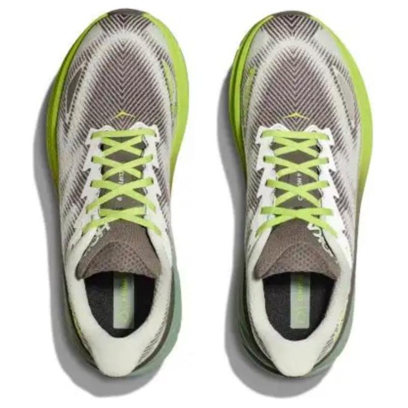 HOKA One One Clifton 9 Нескользящие износостойкие низкие повседневные кроссовки для бега Мужские серые кроссовки 1141470-STLV