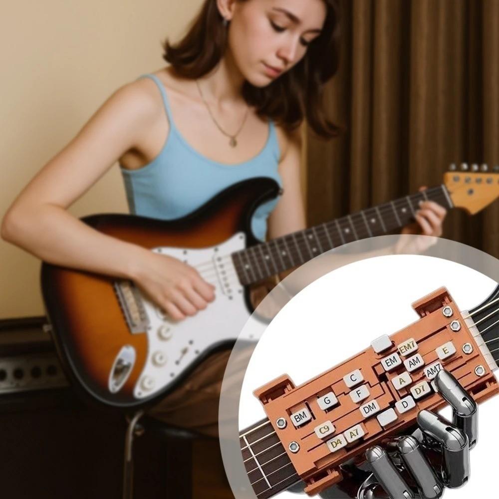 Portable Design Guitar Aid Chords Trainer Guitar Finger Practice Tool Guitar Learning