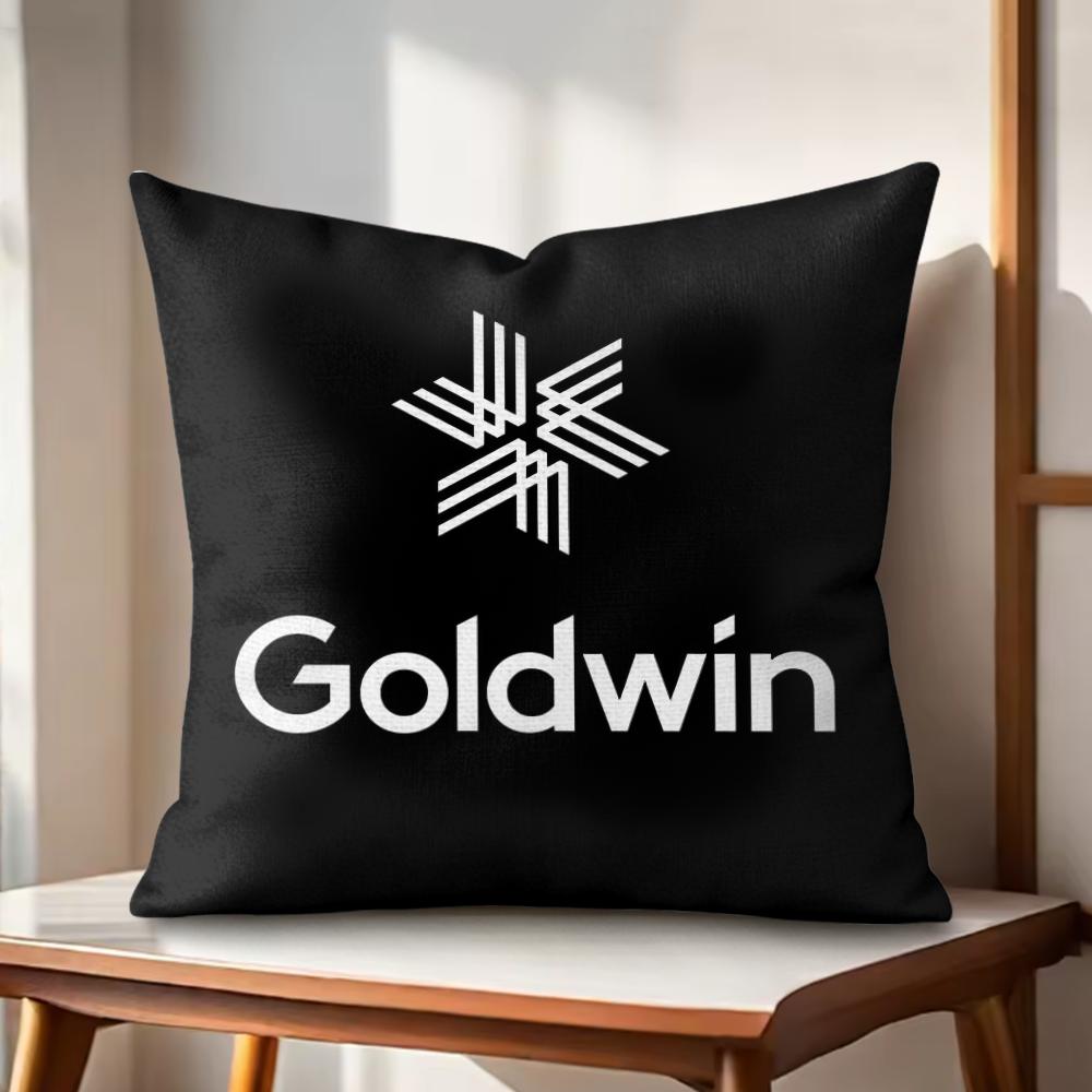 Классический бренд GGoldwin Наволочка для подушки Натуральный лен Органическая ткань Двусторонняя печать Чехлы для диванных подушек Домашний декор
