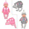 Костюм для кук, подходит для кукол-младенцев 43 см, кукол Reborn 17 дюймов, одежда и аксессуары