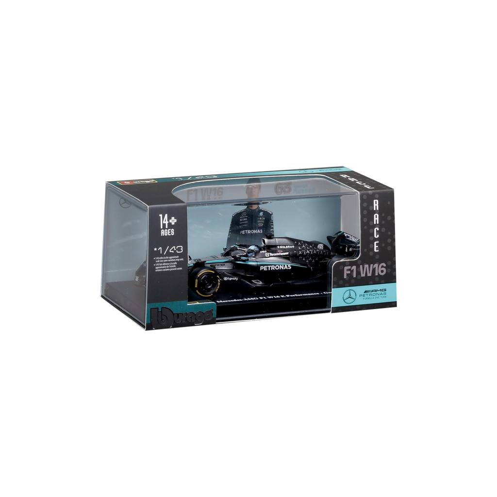 Bburago 2025 Модель Серия Signature F1 Mercedes AMG Petronas F1 W16 Команда Джорджа Рассела Гран-при Австралии Гонночный Спортивный Автомобиль Миниатюра Литая Модель Готовая