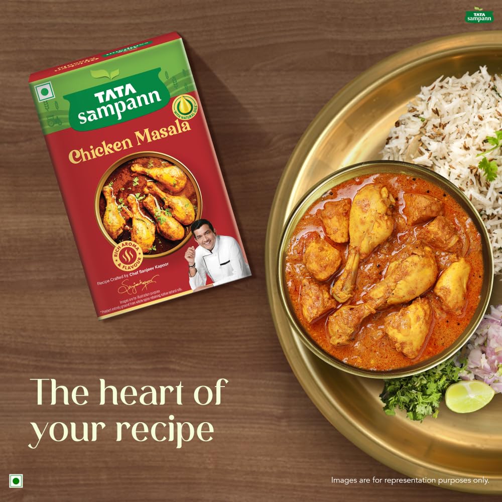 TATA Sampann Порошок Масала для курицы Аутентичная индийская смесь специй для карри и соусов 100 г