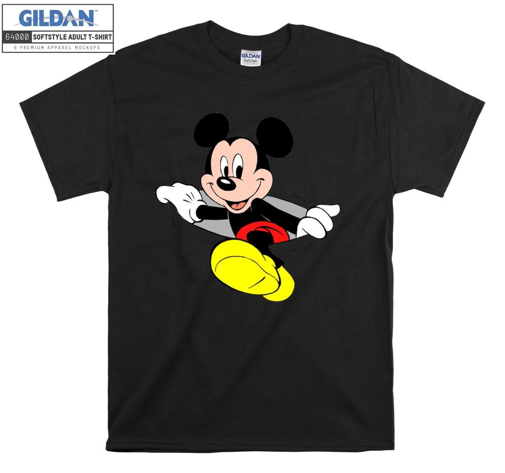 Mickey Mouse T-shirt Cartoon Cute Print T shirt Men Women Unisex Tshirt 3848