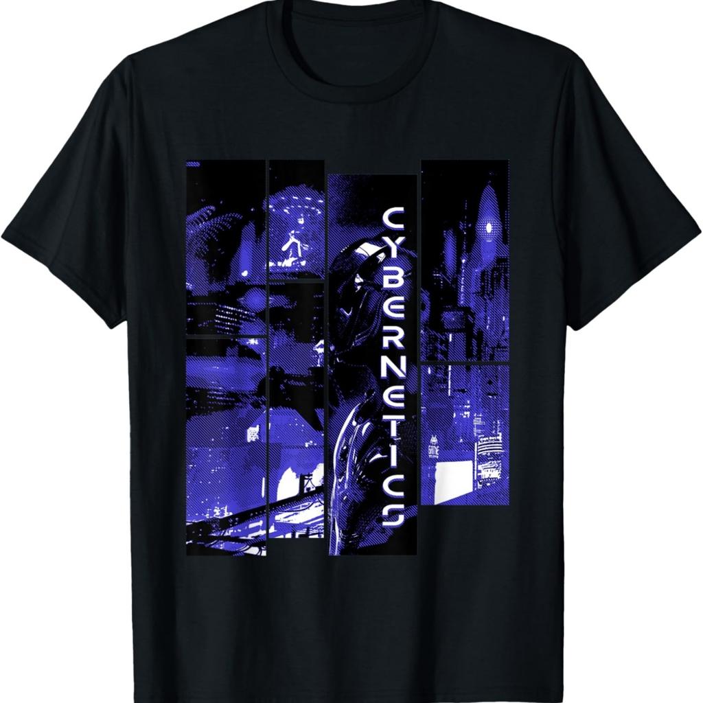 Cybernetics Transhumanismus Futurismus Aesthetic Vaporwave T-Shirt