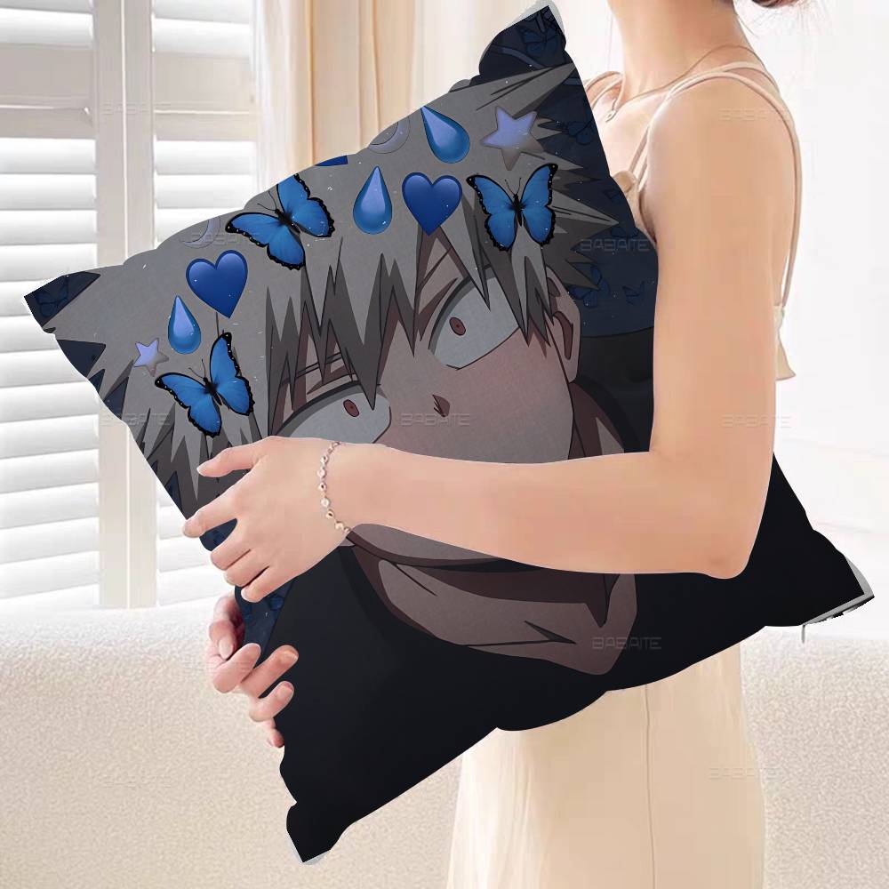 Katsuki Bakugo Pillow Gift Home Office Decoration Pillow Bedroom Sofa Car Cushion CoverPillow Case