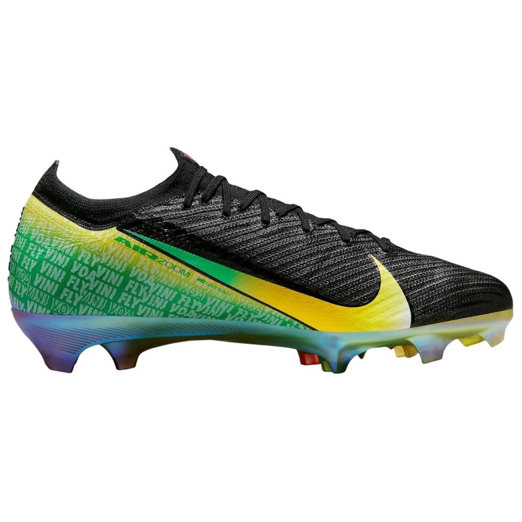 Вини Джуниор. x Nike Zoom Mercurial Vapor 16 Elite FG Vini Fly, Vini Voa Кроссовки Унисекс Черный Green-Spark Soar IB2356-001