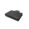 Daks Black Leather Logo Simple Document Bag Dbba2f333bk
