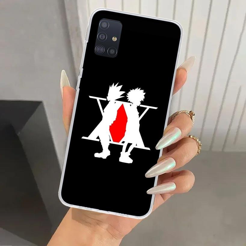 Черно-белый чехол для телефона Hunter HXH для Samsung Galaxy A52 A32 A22 A12 A02S A50S A30S A10S Note 20 Ultra 10 Plus S10 A31 A20 A71 A