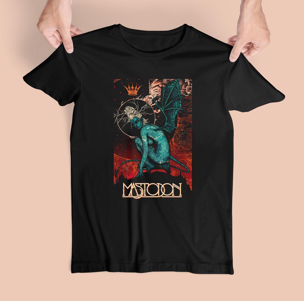 Mastodon - Forged by Neron Cotton Black All Size Men Women Tee Shirt Unisex T-Shirt